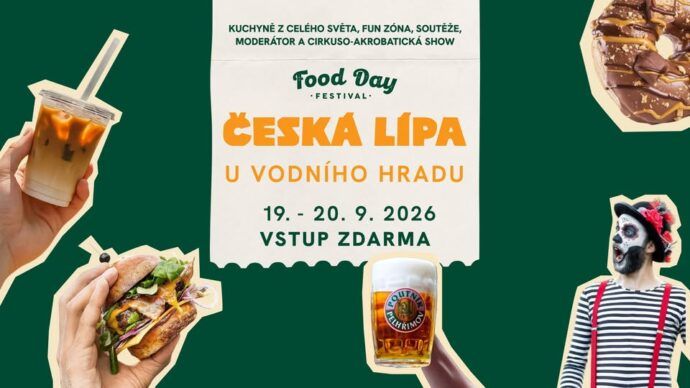 Food Day Festival – Česká Lípa u Vodního hradu Lipý (19.–20. září 2026)